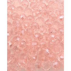 PROMO 10 FILI - cristalli 4 mm CL42 ROSA TRASPARENTE