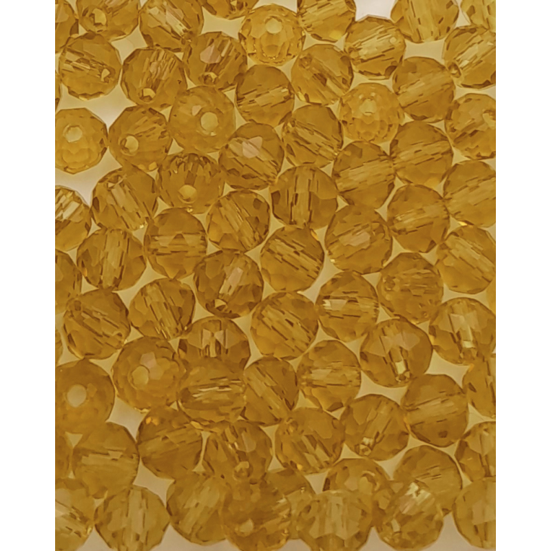 cristalli 4 mm - CL16 ambra chiaro