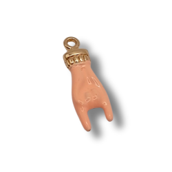 corna mano rosso 15x5mm