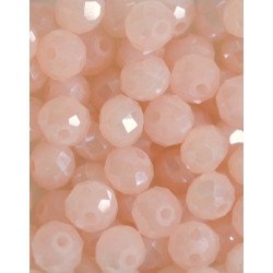 Cristalli 4 mm-SH114 Rosa antico specchiato