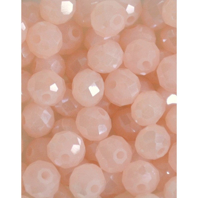 Cristalli 4 mm-SH114 Rosa antico specchiato