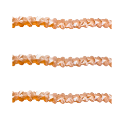 farfalla strass 10 x 8 mm ambra 1 filo