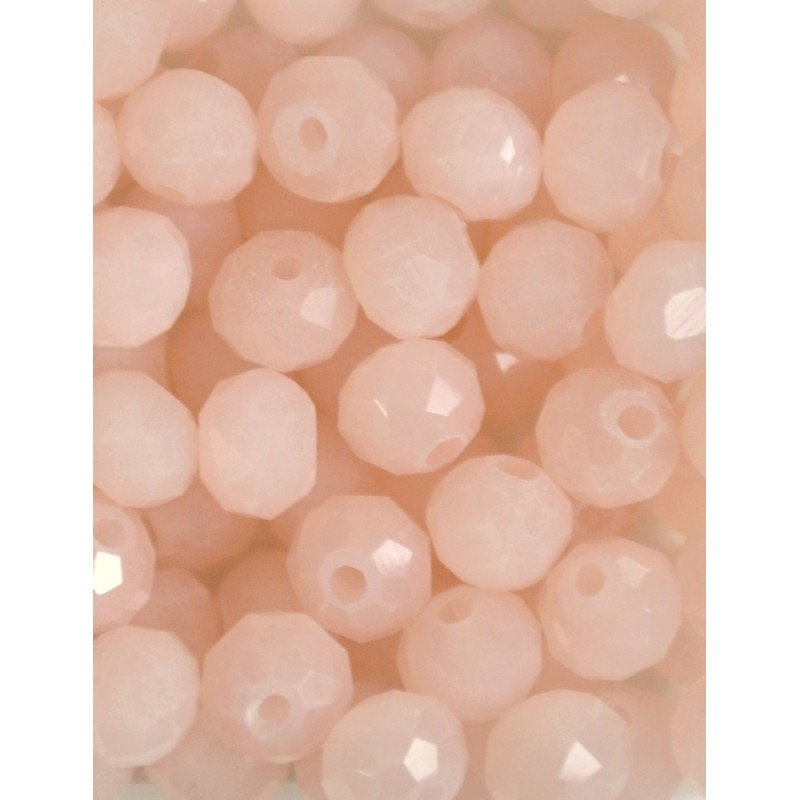 Cristalli 4 mm-SH113 Rosa antico opalino