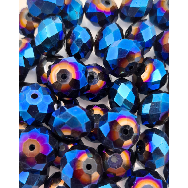 cristalli 12 mm - cl42 blu metallizzato