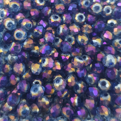 Cristalli 4mm - R267 viola metallizzato