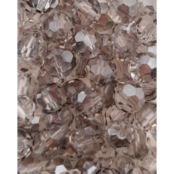 cristalli 8 mm rotondi -cl25 argento trasparente