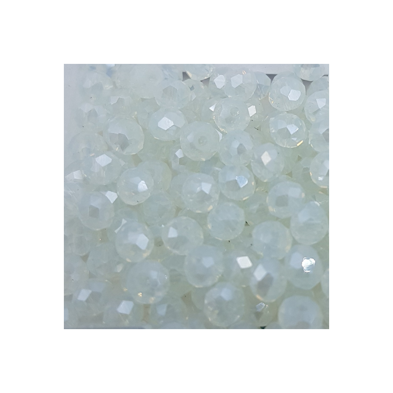 PROMO 10 FILI - Cristalli 4 mm - R221 Milky gloss