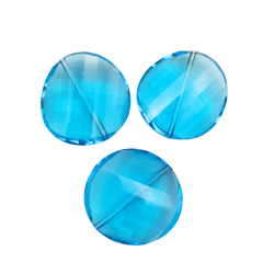 pietra elica topazio blu 28mm 3 pz.