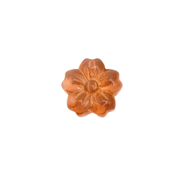Filo di Cristalli a Forma di Fiore in Resina bronze 13 mm