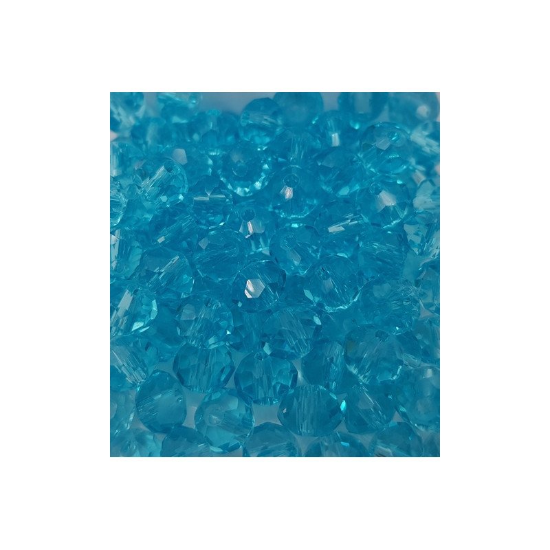 Cristalli 6 mm - CL9 Celeste trasparente
